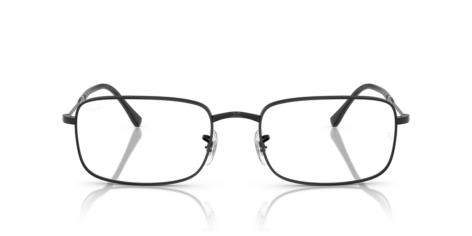 Ray-Ban Rb3746v Optics Optical Black Frame Clear Lenses Polarized 54-20