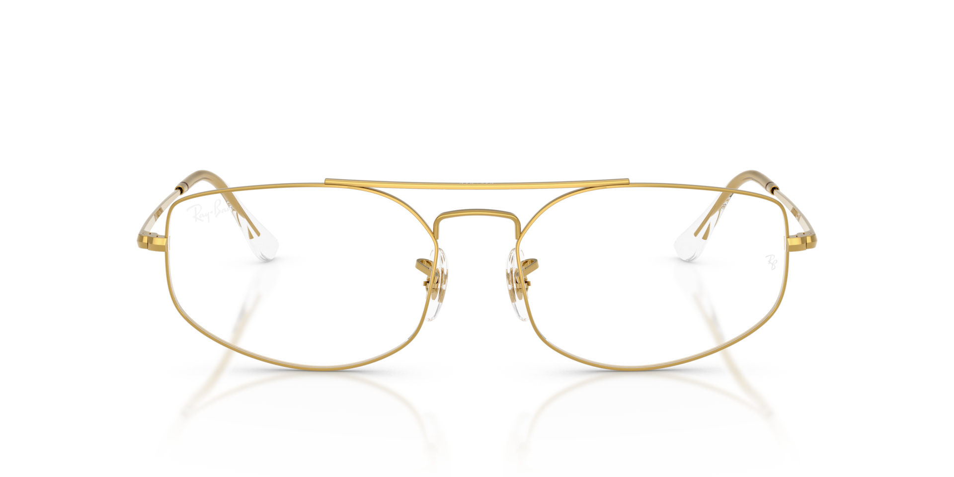 Ray-Ban Explorer V Optics Optical Legend Gold Frame Clear Lenses Polarized 56-17