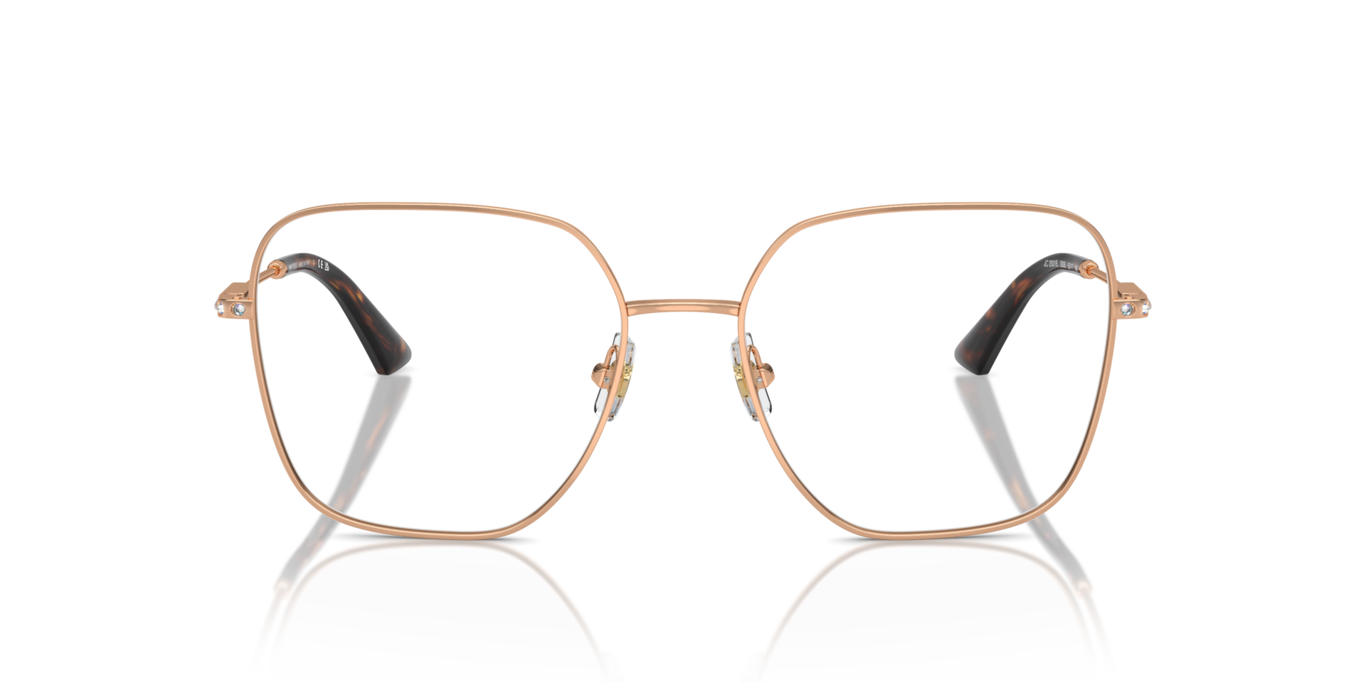 Jimmy Choo JC2001B Women's Glasses, Gold, Size 53
