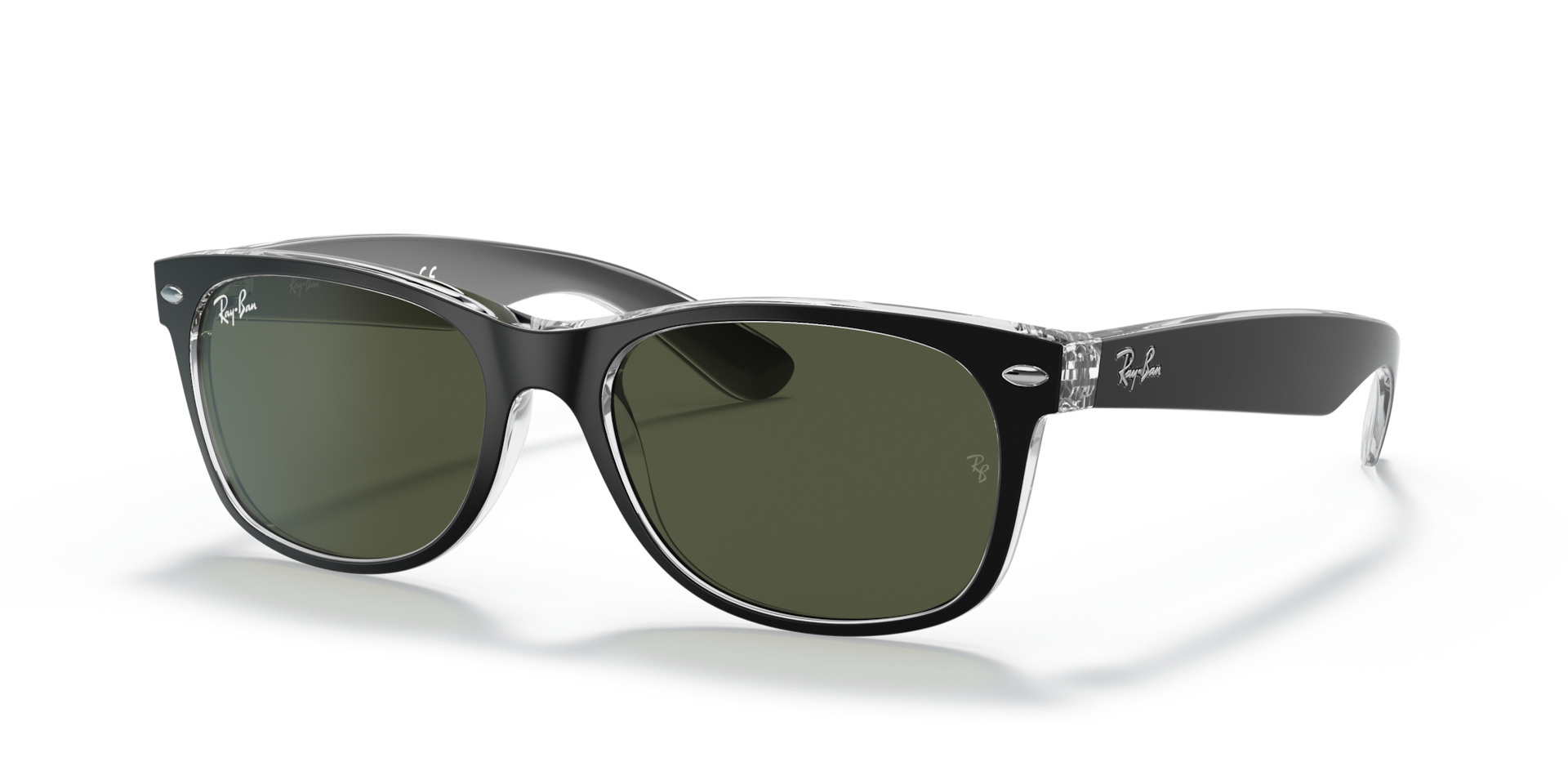 Ray-Ban RB2132 NEW WAYFARER COLOR MIX Sunglasses | Clearly
