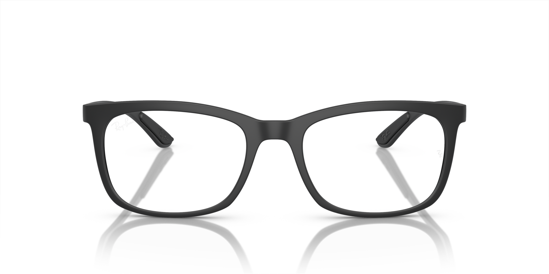 Ray-Ban Rb7230 Optics Optical Sand Black Frame Clear Lenses Polarized 54-19