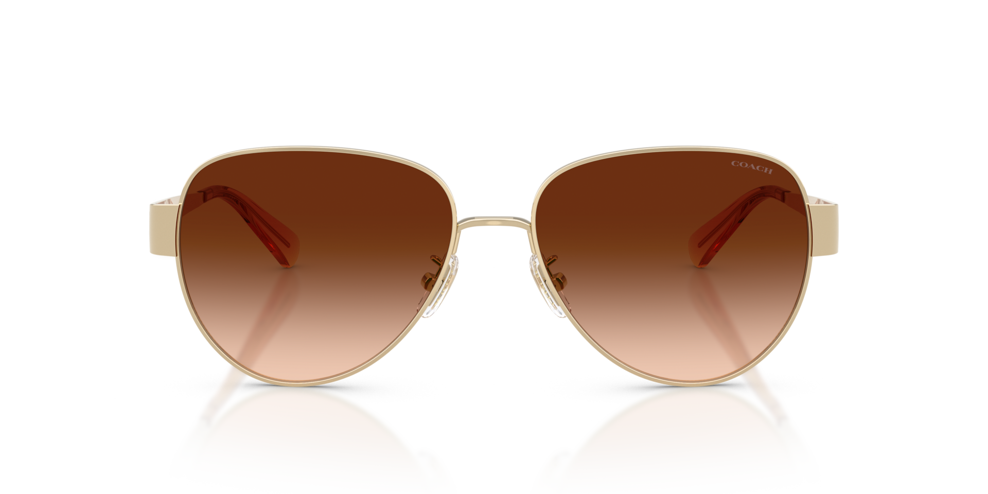 Coach HC7186 CDP37 900574 Women’s Sunglasses Gold Size 57