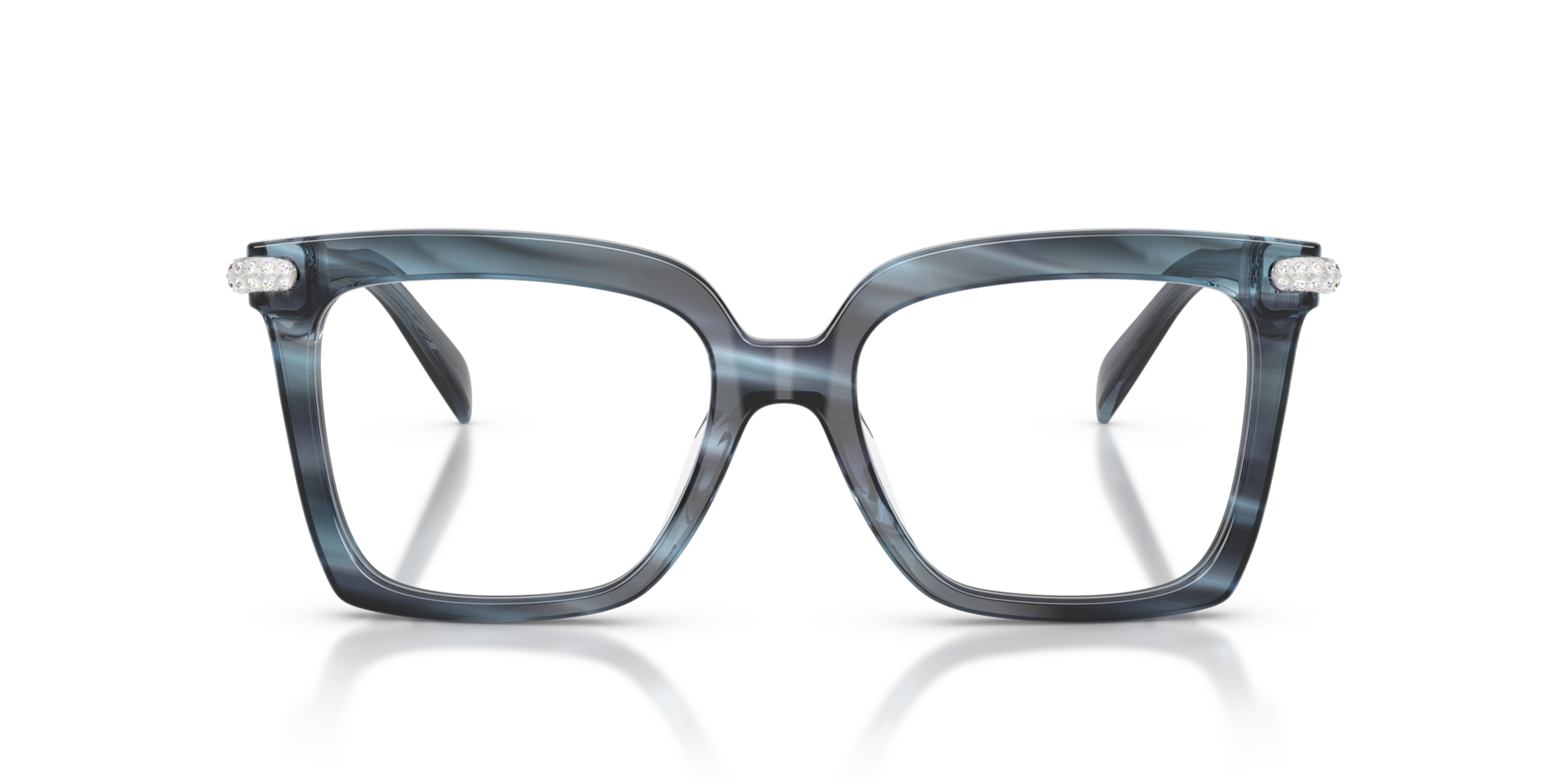Michael Kors MK4191BU EXUMAS Women's Glasses, Blue, Size 53
