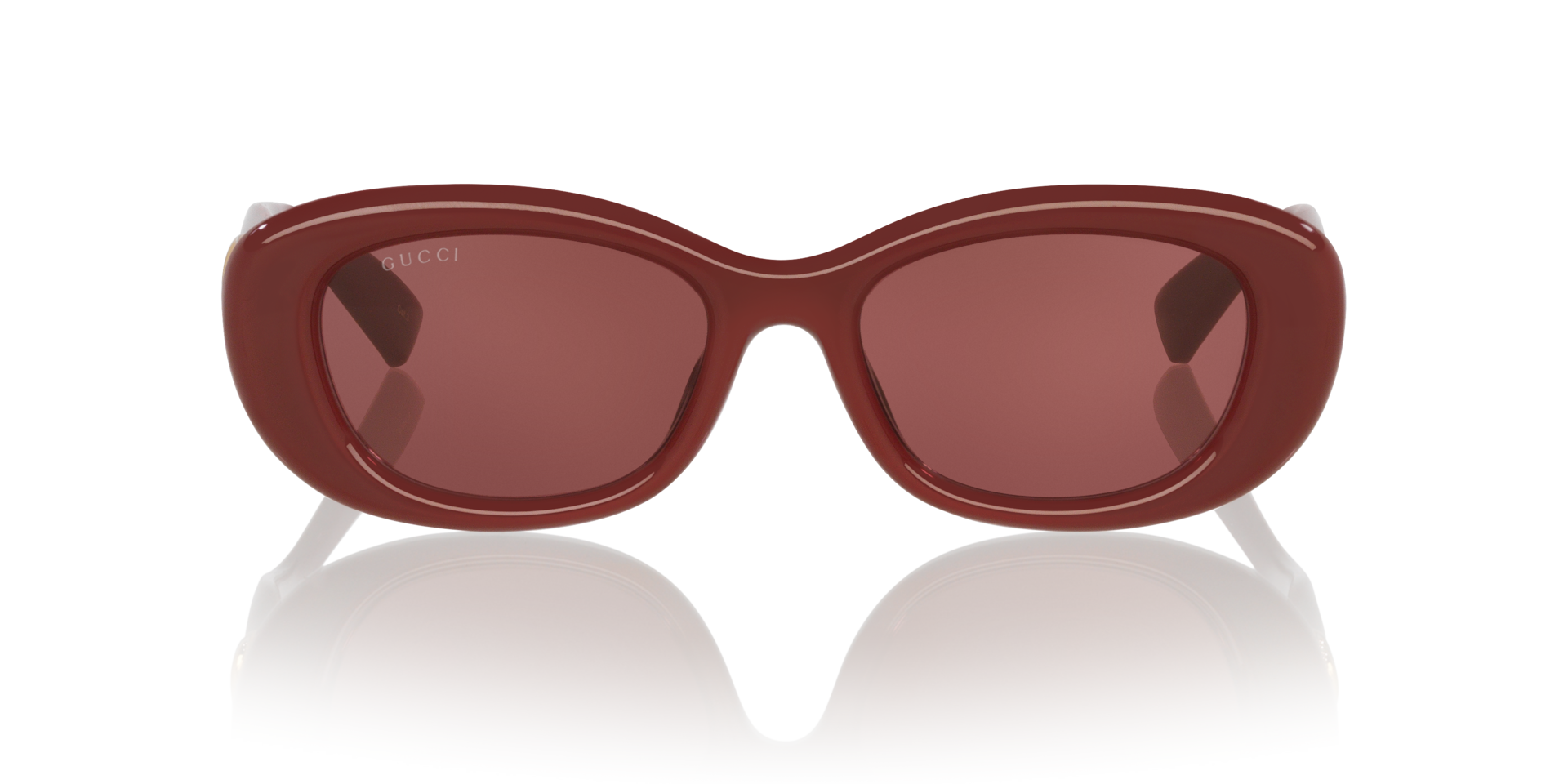 Gucci GG1829SK Asian Fit 003 Women’s Sunglasses Burgundy Size 53