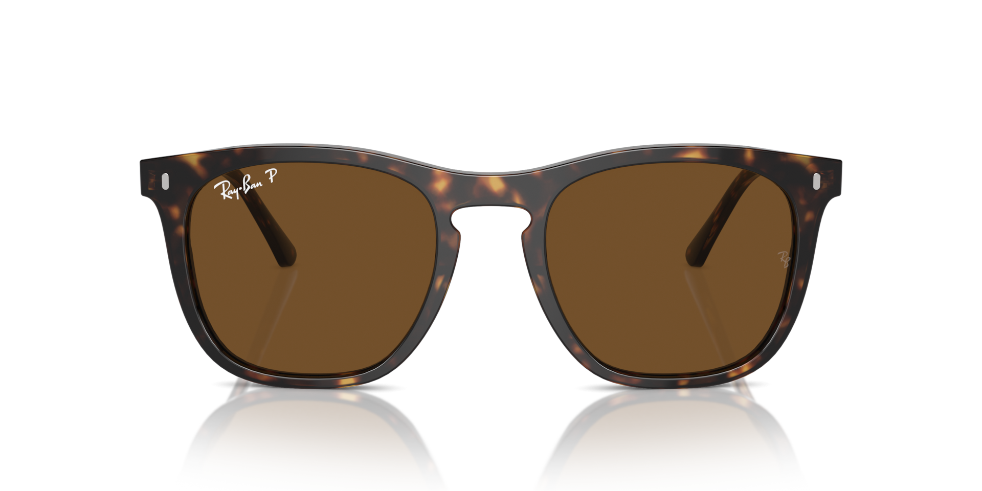 Ray-Ban RB2210 Polarized 902/57 Men's Sunglasses Tortoiseshell Size 53