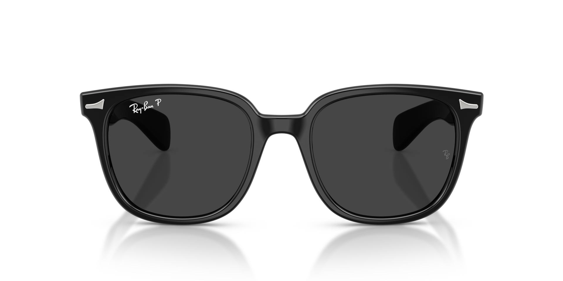 Ray-Ban Brunel II Sunglasses Black Frame Black Lenses Polarized 53-20