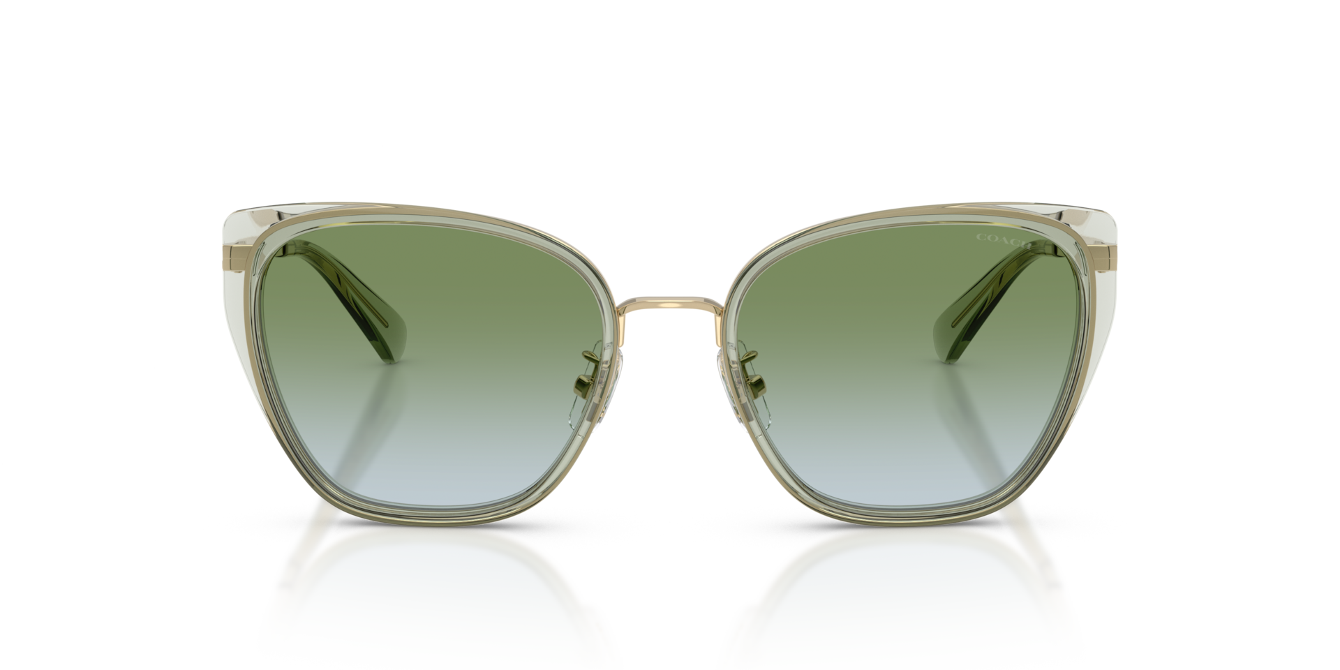 Coach HC7187 CDP56 9486I7 Women’s Sunglasses Gold Size 53