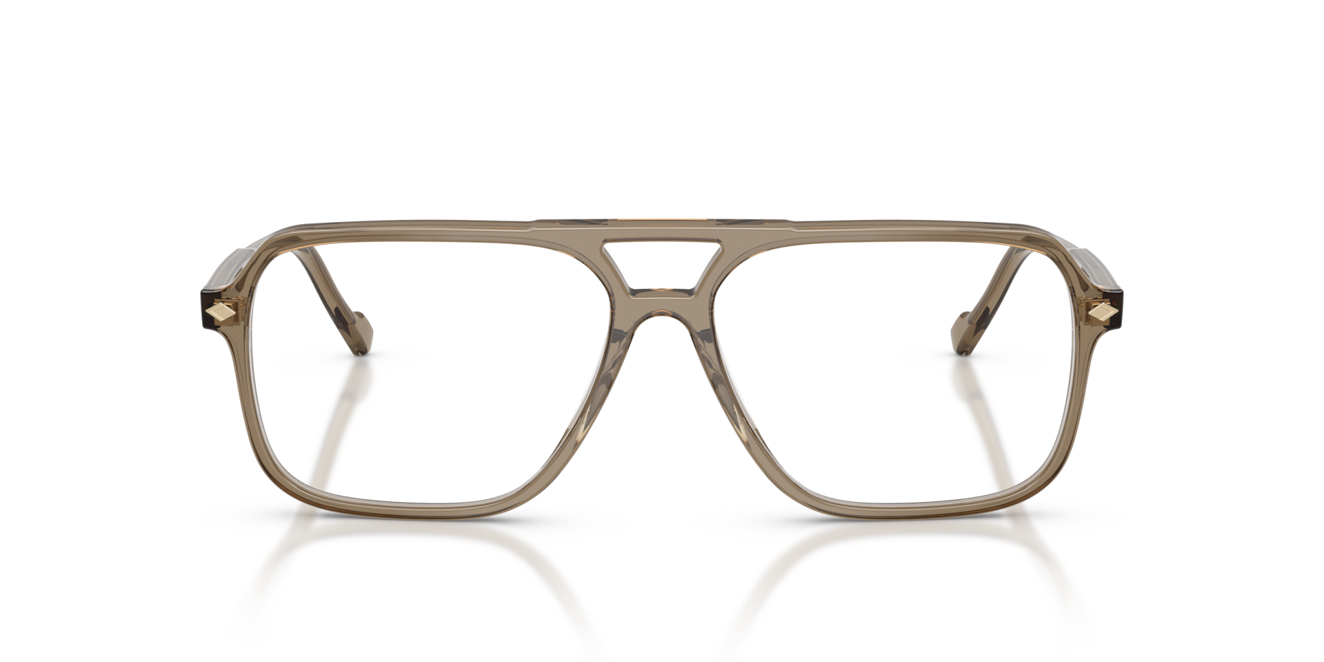 Vogue Eyewear VO5709 Men's Glasses, Brown, Size 55