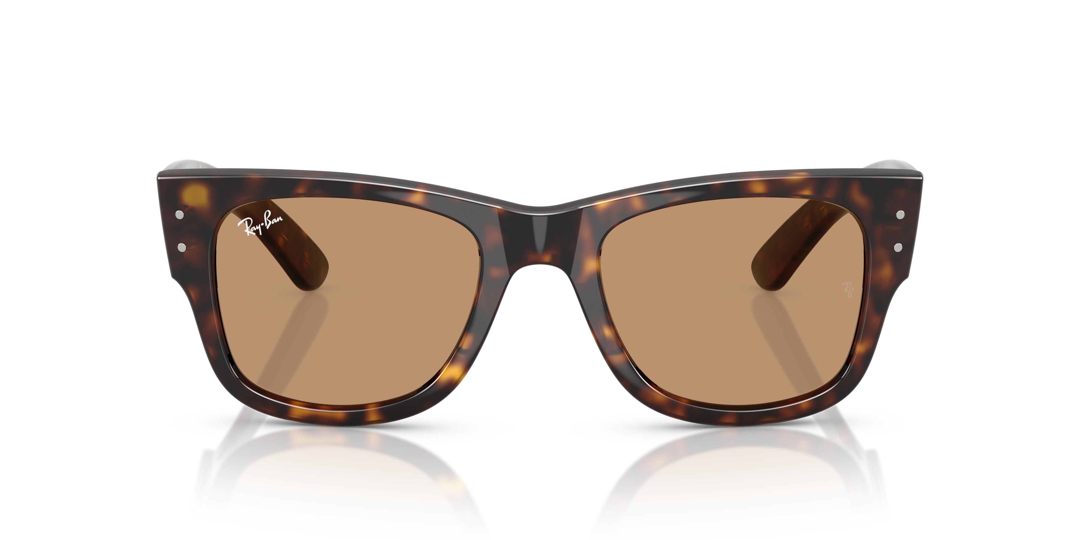 Ray-Ban RB0840S MEGA WAYFARER SUMMER CAPSULE Sunglasses | Clearly