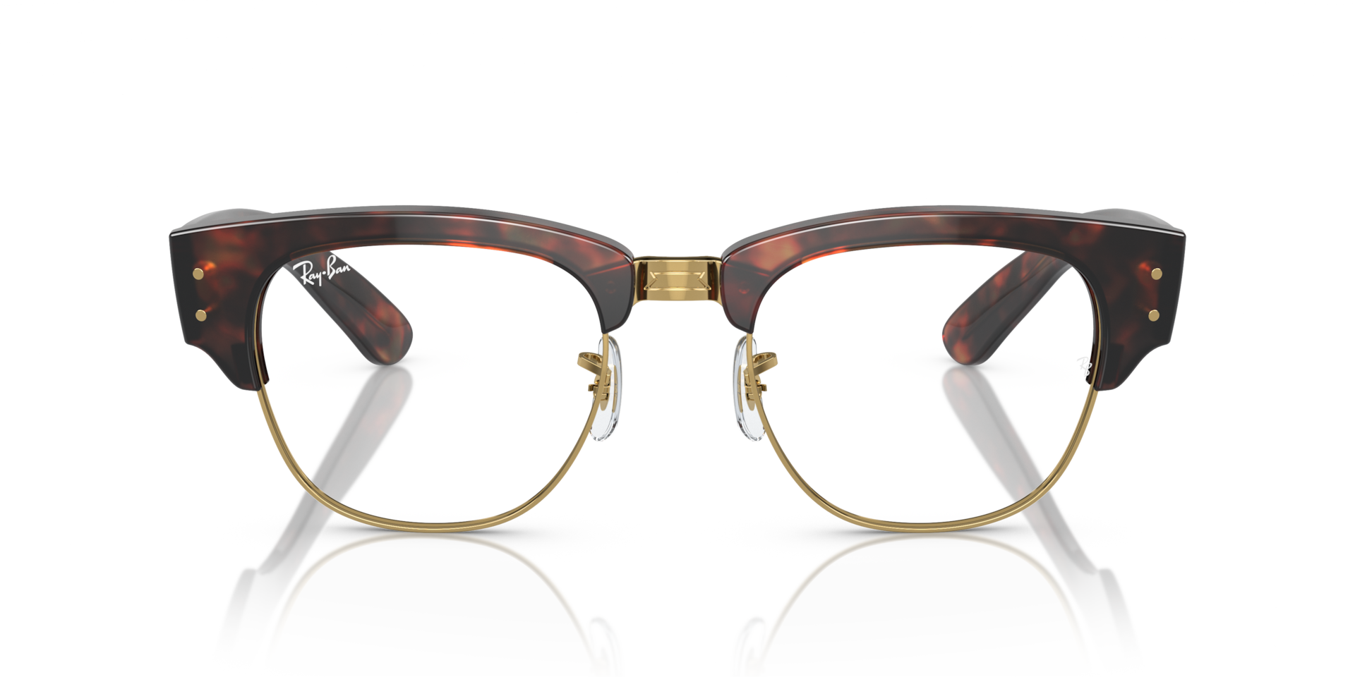 Ray-Ban RB0316V MEGA CLUBMASTER OPTICS Tortoise On Gold