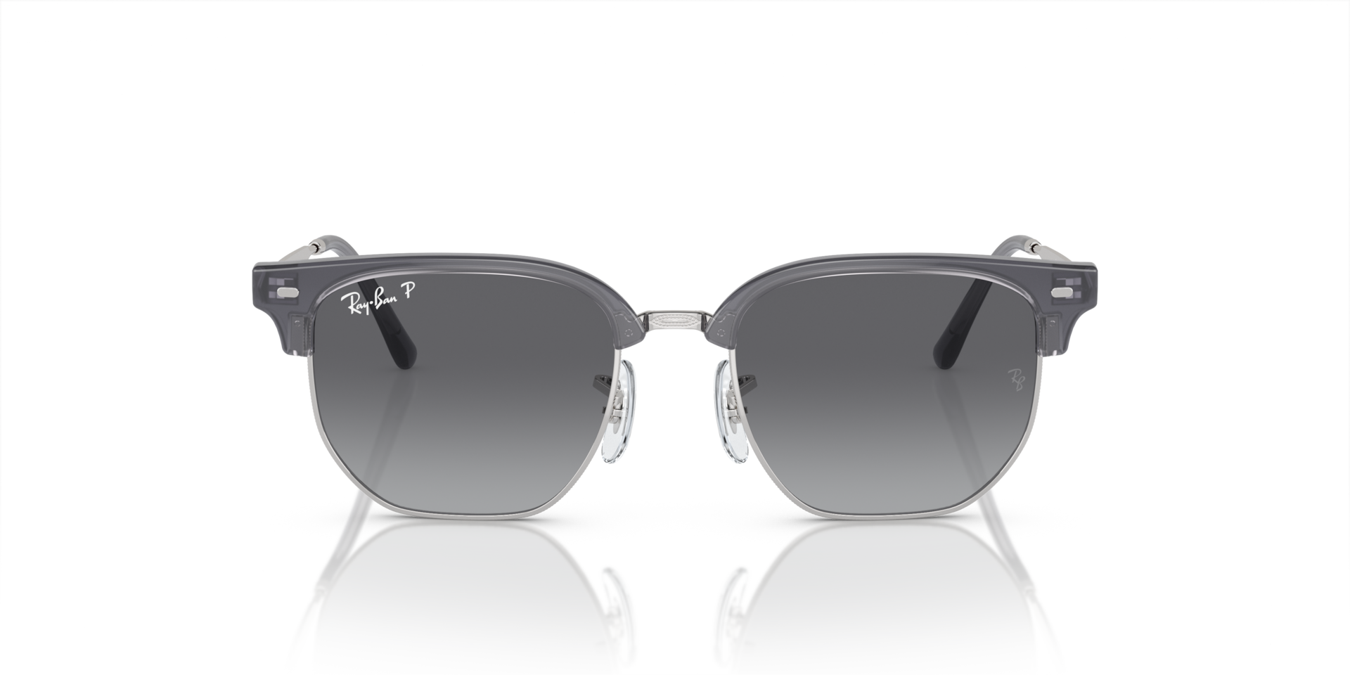 Ray-Ban RB9116S NEW CLUBMASTER KIDS Opal Blue On Silver