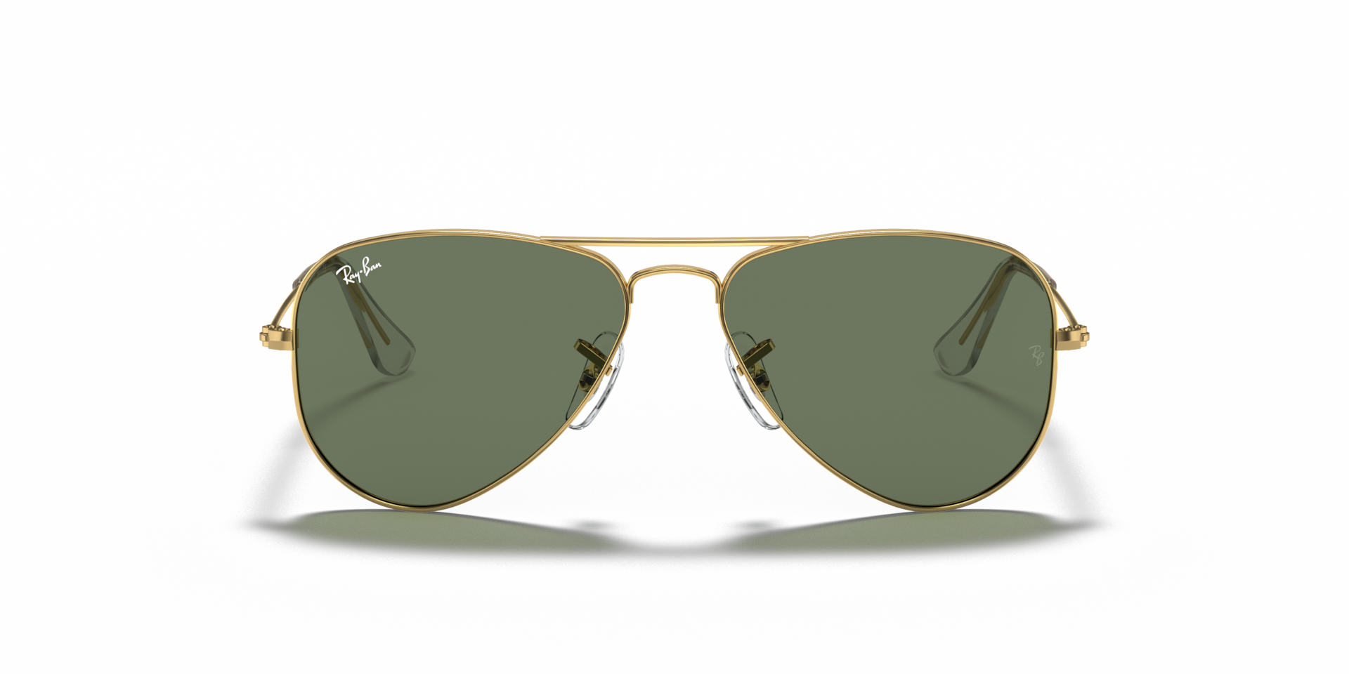 Ray-Ban Kids RJ9506S Junior Aviator 223/71 Kids' Sunglasses Gold Size 52