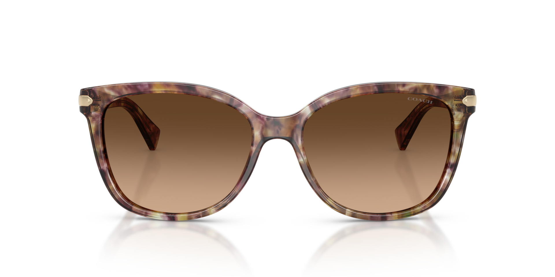 Coach HC8132 L109 528713 Women’s Sunglasses Brown Size 57