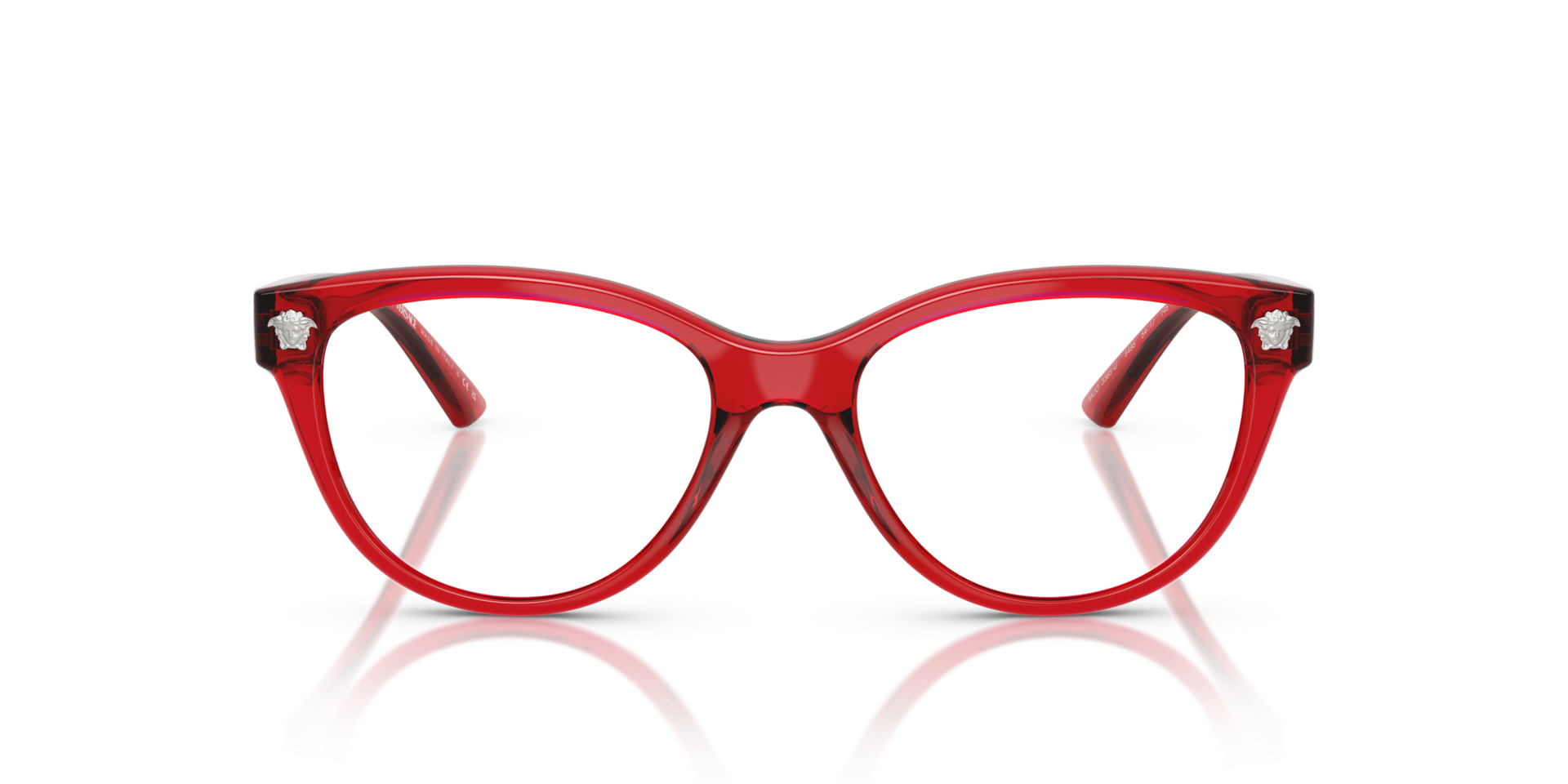 Versace VE3365U Women's Glasses, Red, Size 52