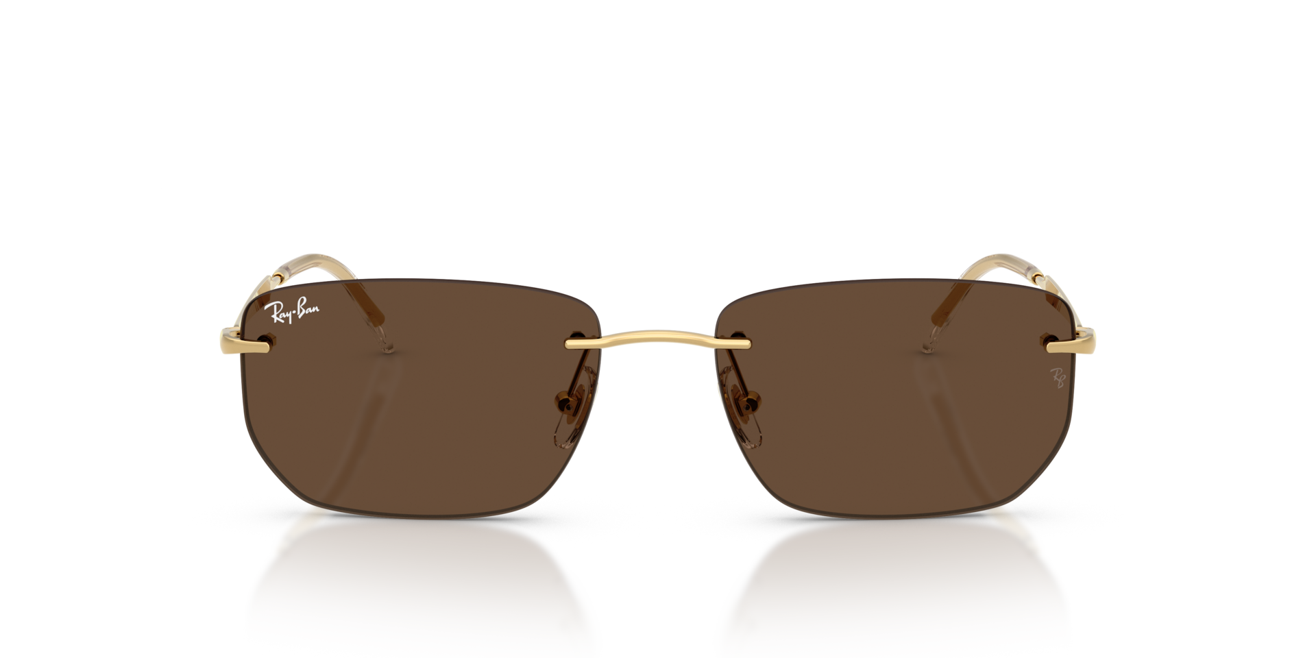 Ray-Ban Rb3768 Sunglasses Arista Gold Frame Brown Lenses 56-17