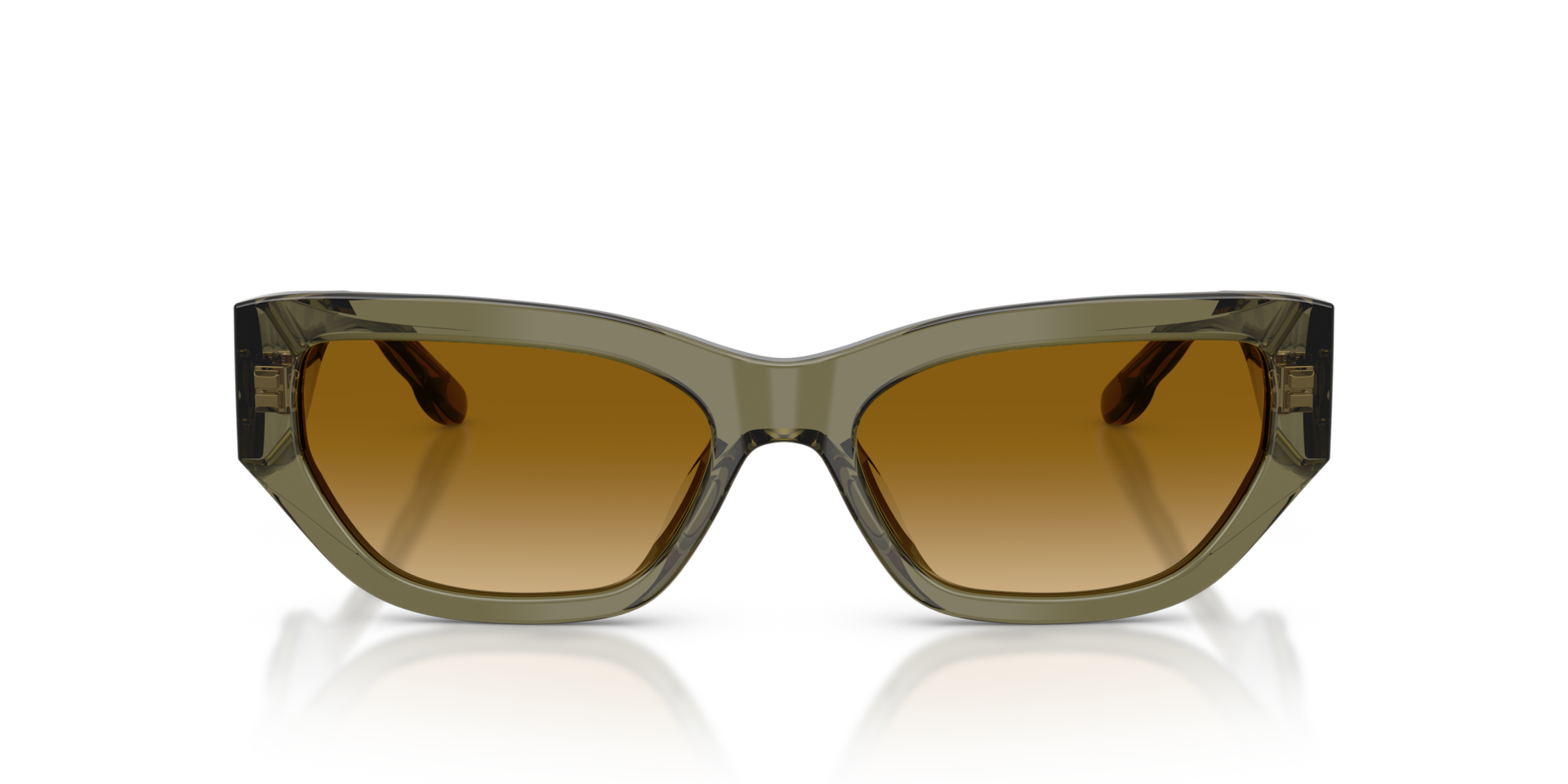 Tory Burch TY7240U 20853B Women’s Sunglasses Green Size 55