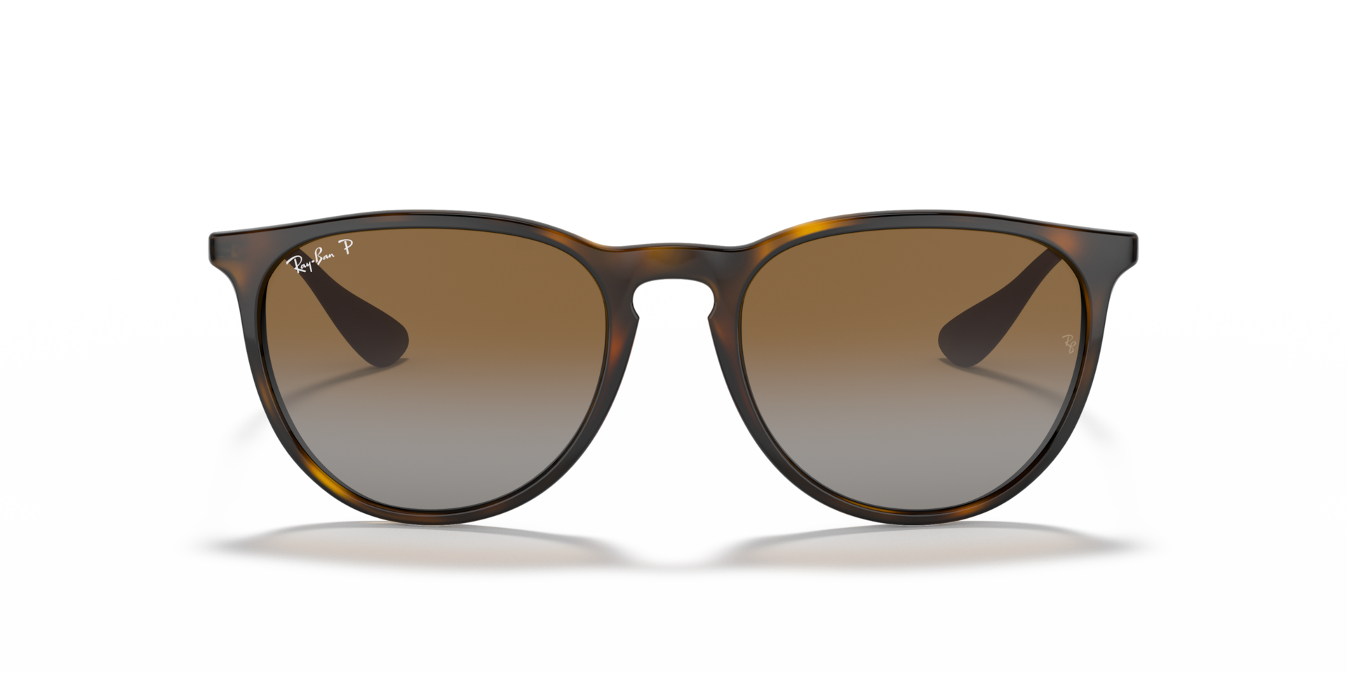 Ray-Ban Erika Classic Sunglasses Light Havana Frame Solid Color Lenses Polarized 54-18