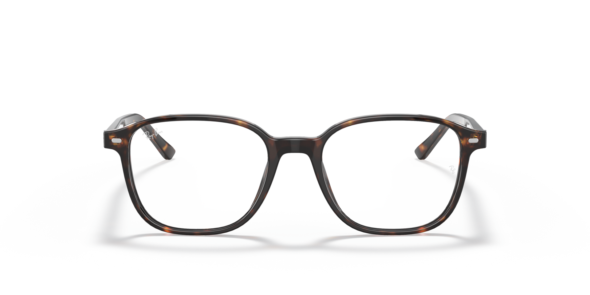 Ray-Ban Leonard Optics Optical Havana Frame Clear Lenses Polarized 49-17