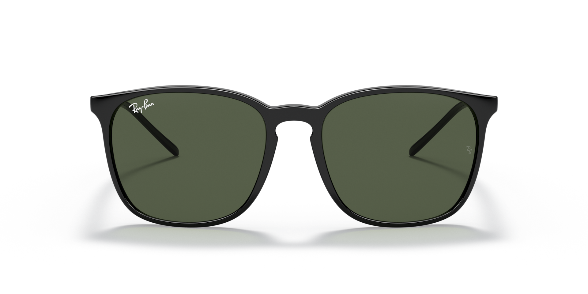 Ray-Ban Rb4387 Sunglasses Black Frame Green Lenses 56-18