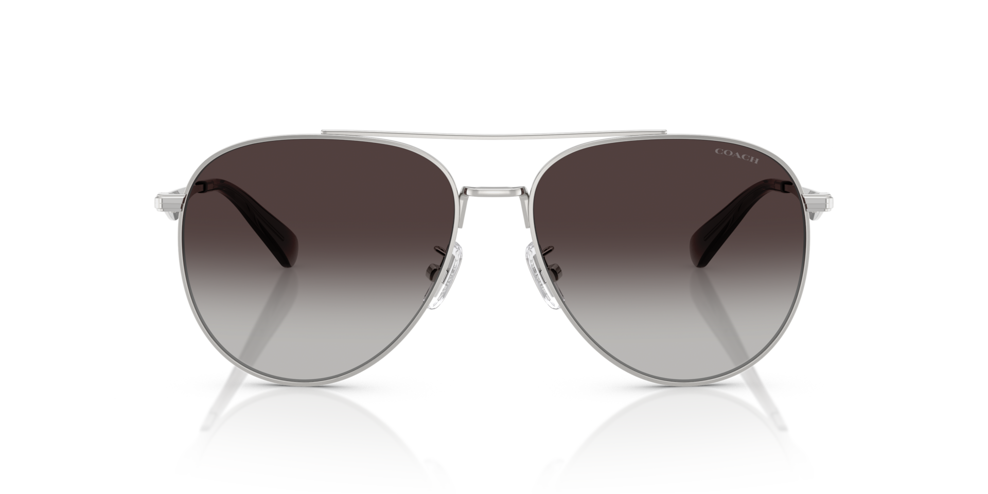 Coach HC7169 CW193 90013C Women’s Sunglasses Silver Size 57