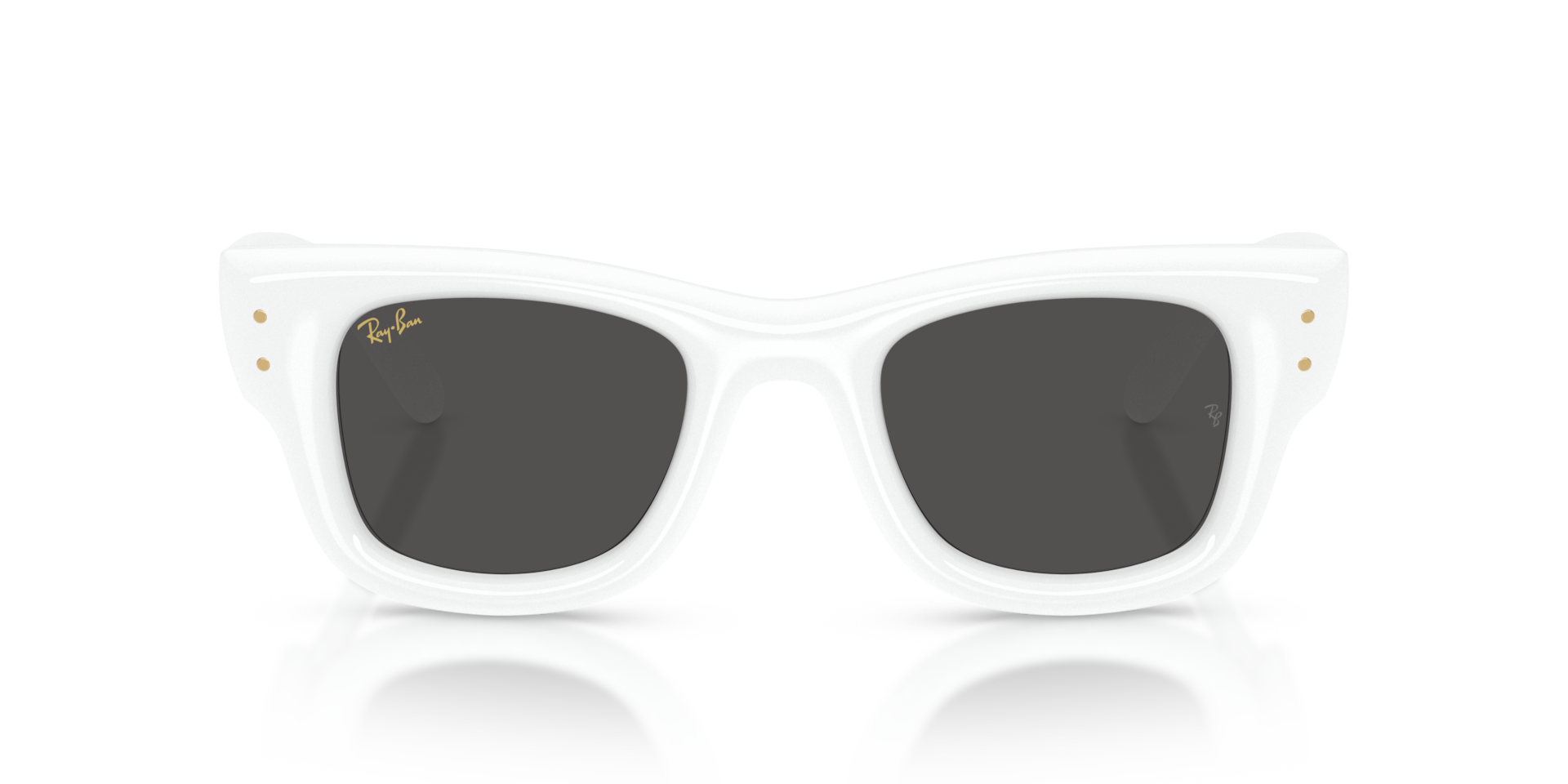 Ray-Ban RB4940 Wayfarer Puffer 671/87 Men's Sunglasses White Size 47