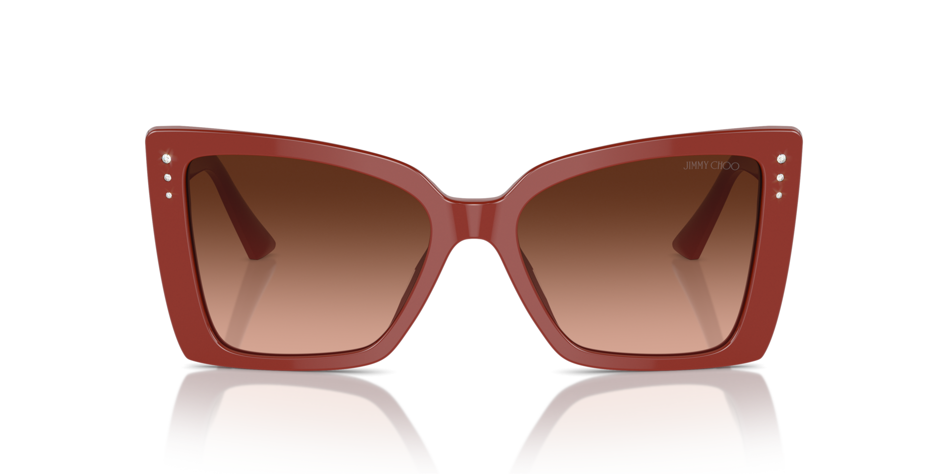 Jimmy Choo JC5001B 50135M Women’s Sunglasses Red Size 54