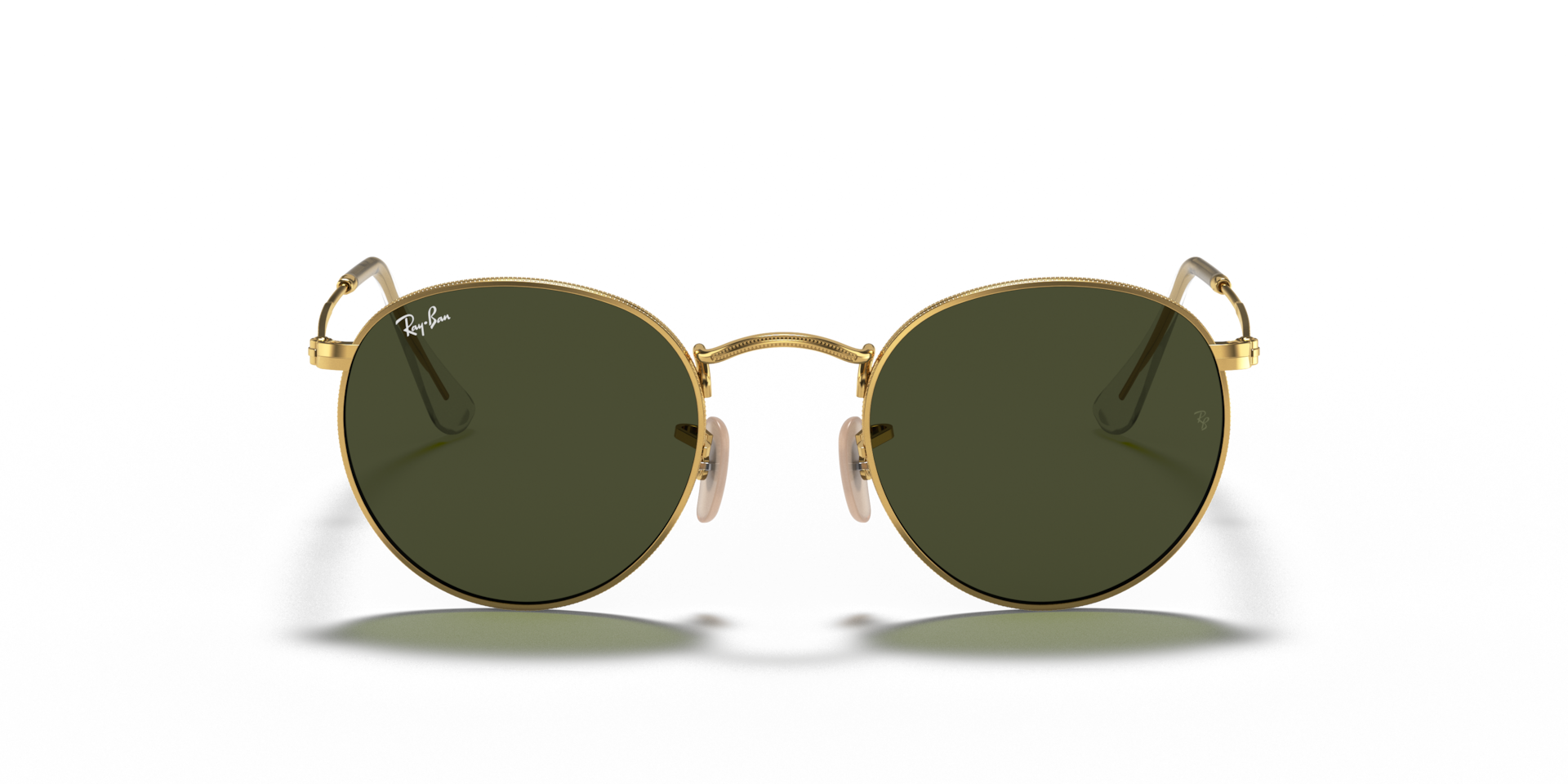 Ray-Ban レイバン　サングラス　RB3447 ROUND L Ray-Ban RB3447 ROUND METAL Sunglasses | Clearly