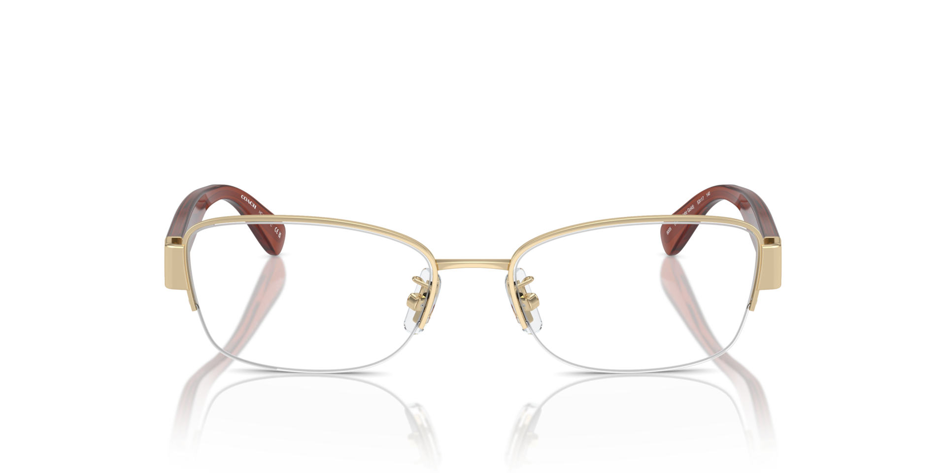 Coach HC5168 Women's Glasses, Gold, Size 53