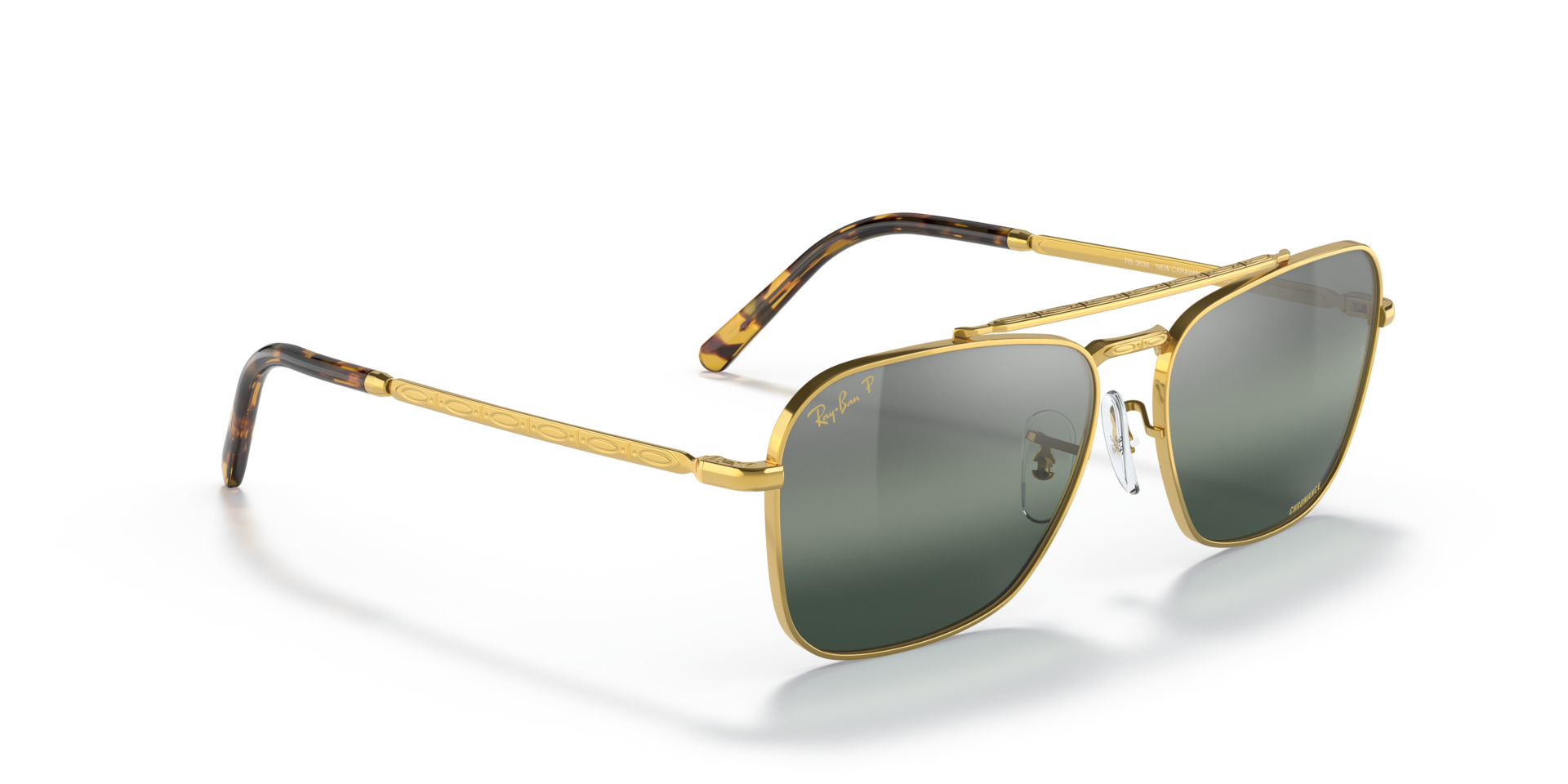 レイバン　Ray Van サングラス　3636 Ray-Ban RB3636 NEW CARAVAN POLARIZED+ LENSES Sunglasses | Clearly