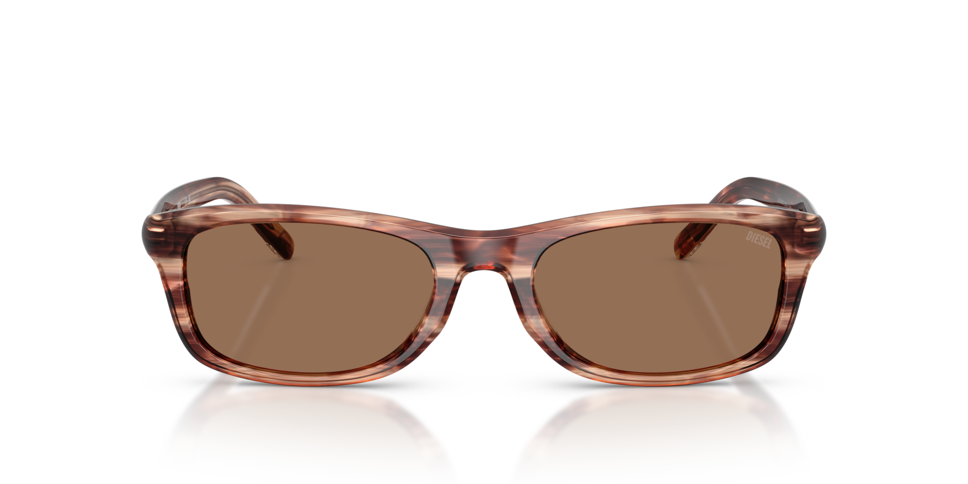 Diesel DL2018U 203673 Men's Sunglasses Brown Size 54