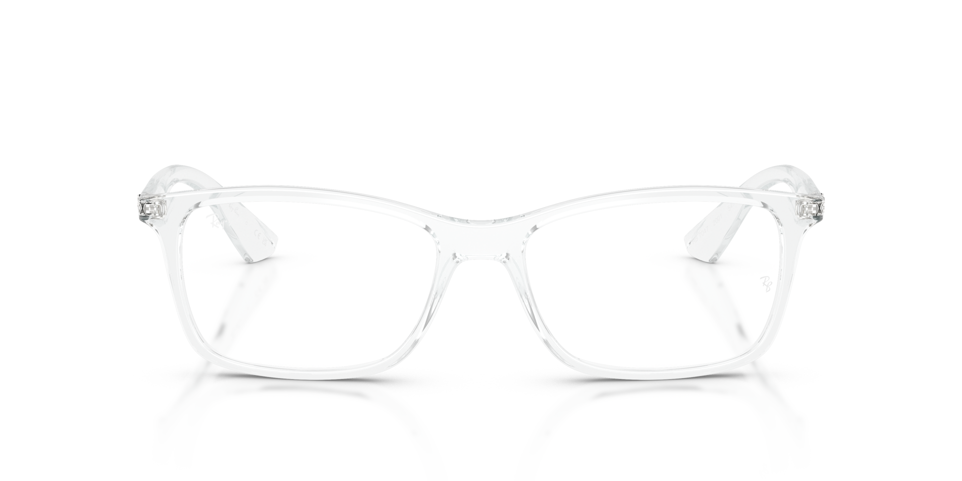 Ray-Ban Rb7047 Optics Optical Transparent Frame Clear Lenses Polarized 54-17