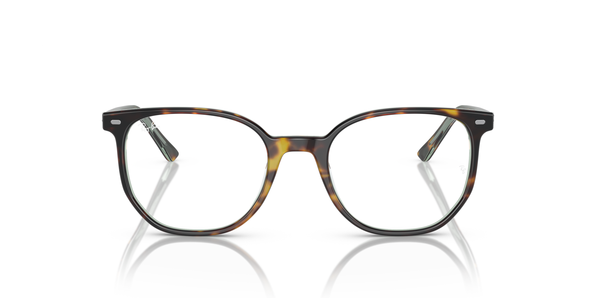 Ray-Ban RB5397 ELLIOT OPTICS Havana On Transparent Green