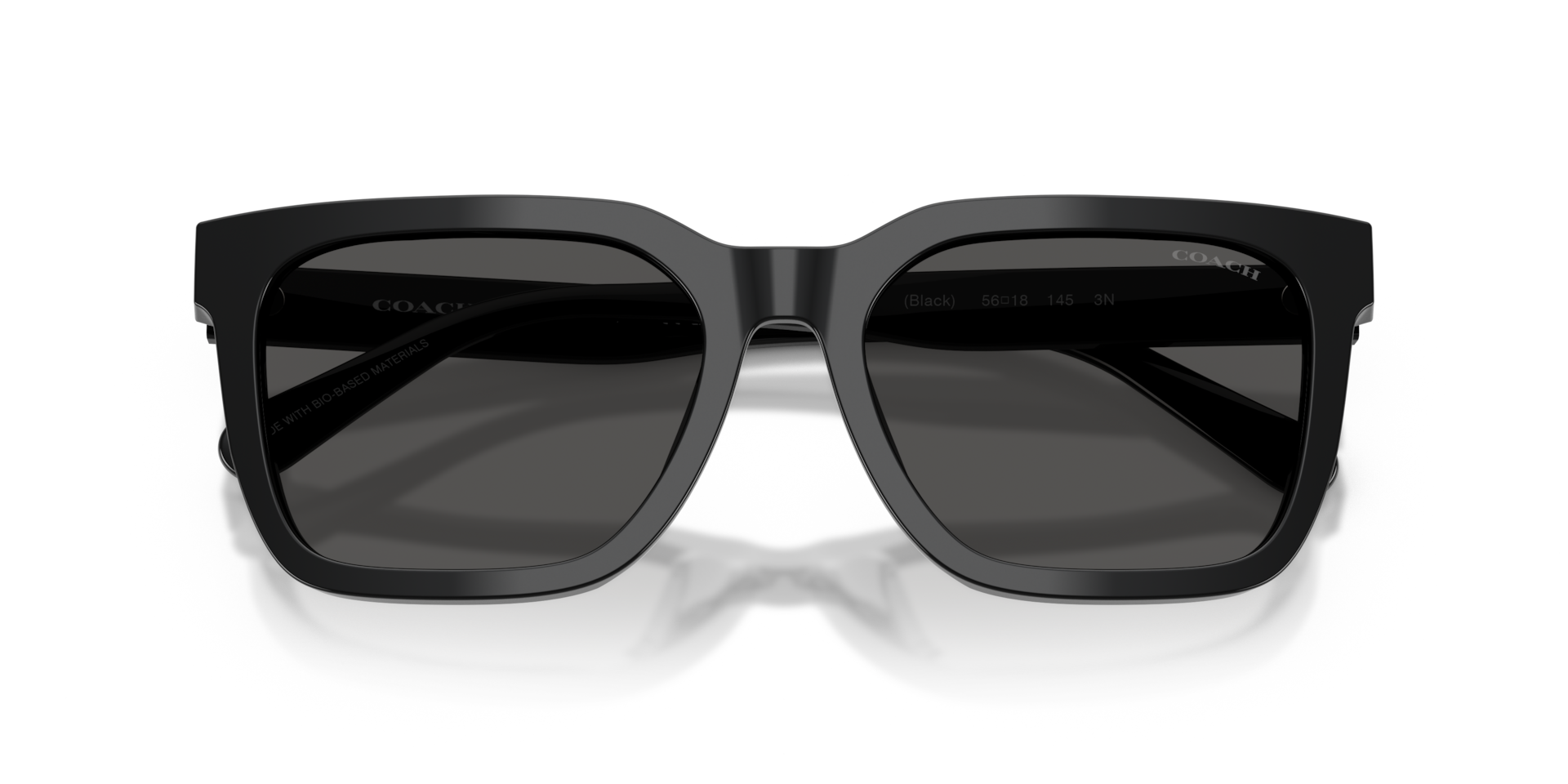 Coach HC8466U CFU12 500287 Men's Sunglasses Black Size 56