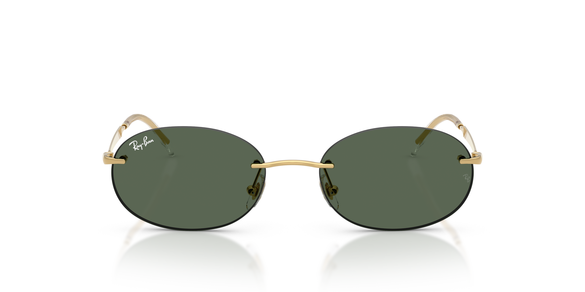 Ray-Ban Rb3767 Sunglasses Arista Gold Frame Green Lenses 54-18