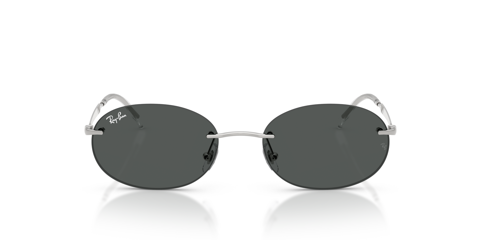 Ray-Ban Rb3767 Sunglasses Silver Frame Grey Lenses 54-18