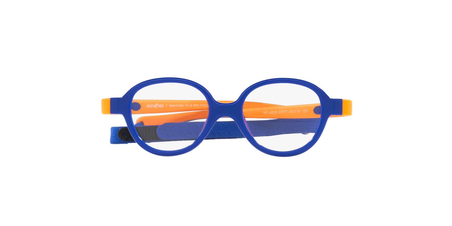 Miraflex MF4003 Kids Kids's Glasses, Blue, Size 38