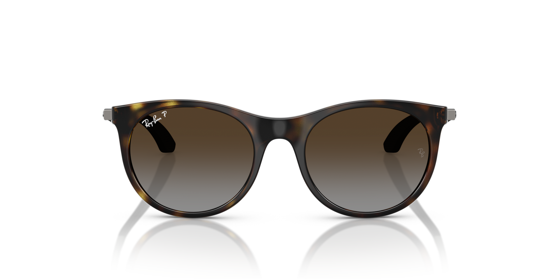 Ray-Ban Kids RJ9082S Polarized 7182T5 Kids' Sunglasses Tortoiseshell Size 47