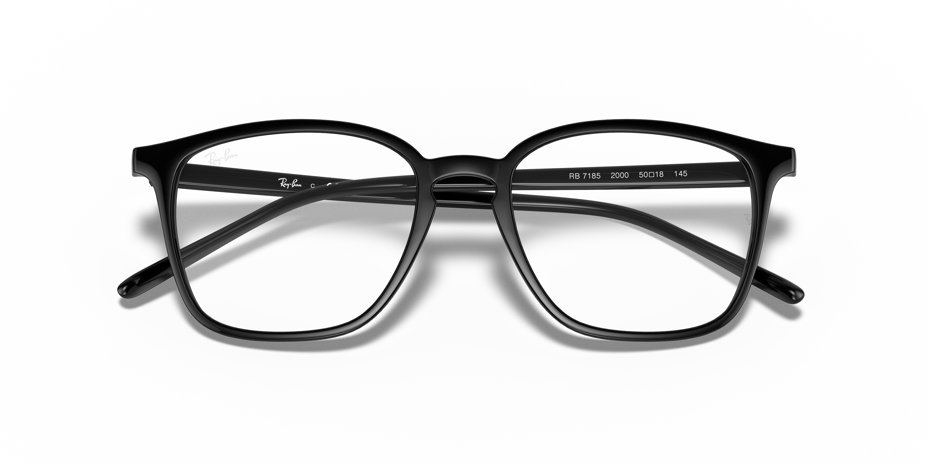 Ray-Ban RB 7185F ブラック PCメガネ Ray-Ban RB7185 Glasses | Clearly