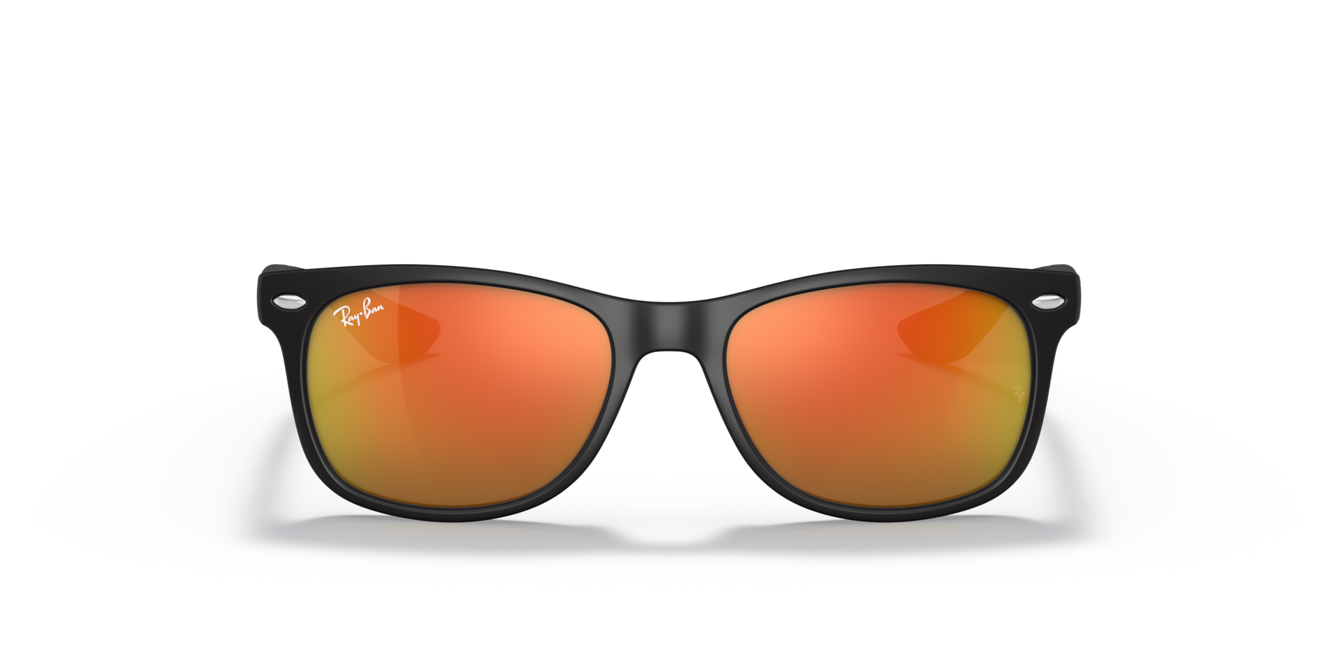 Ray-Ban Kids RJ9052SF Junior New Wayfarer Asian Fit 100S6Q Kids' Sunglasses Black Size 50