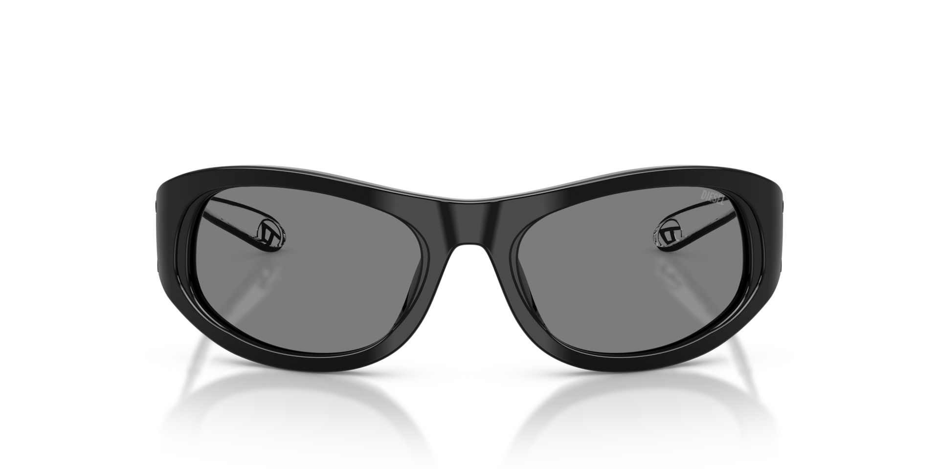 Diesel DL2007U 200187 Men's Sunglasses Black Size 57