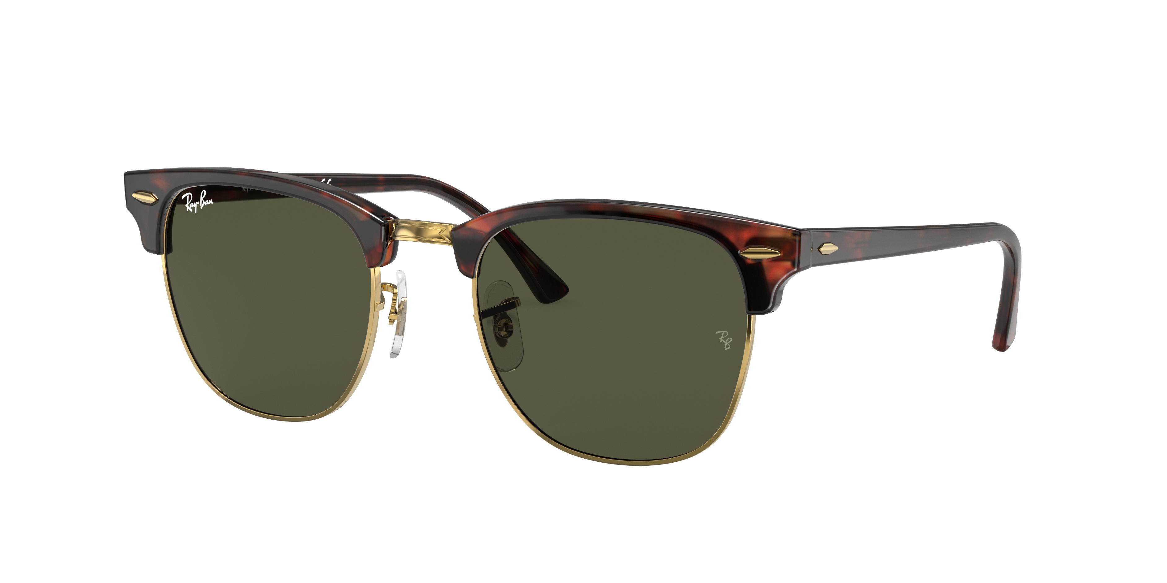 ★Ray-Ban ★CLUBMASTER ★RB3016 1354/R5 Ray-Ban RB3016 CLUBMASTER CLASSIC Sunglasses | Clearly