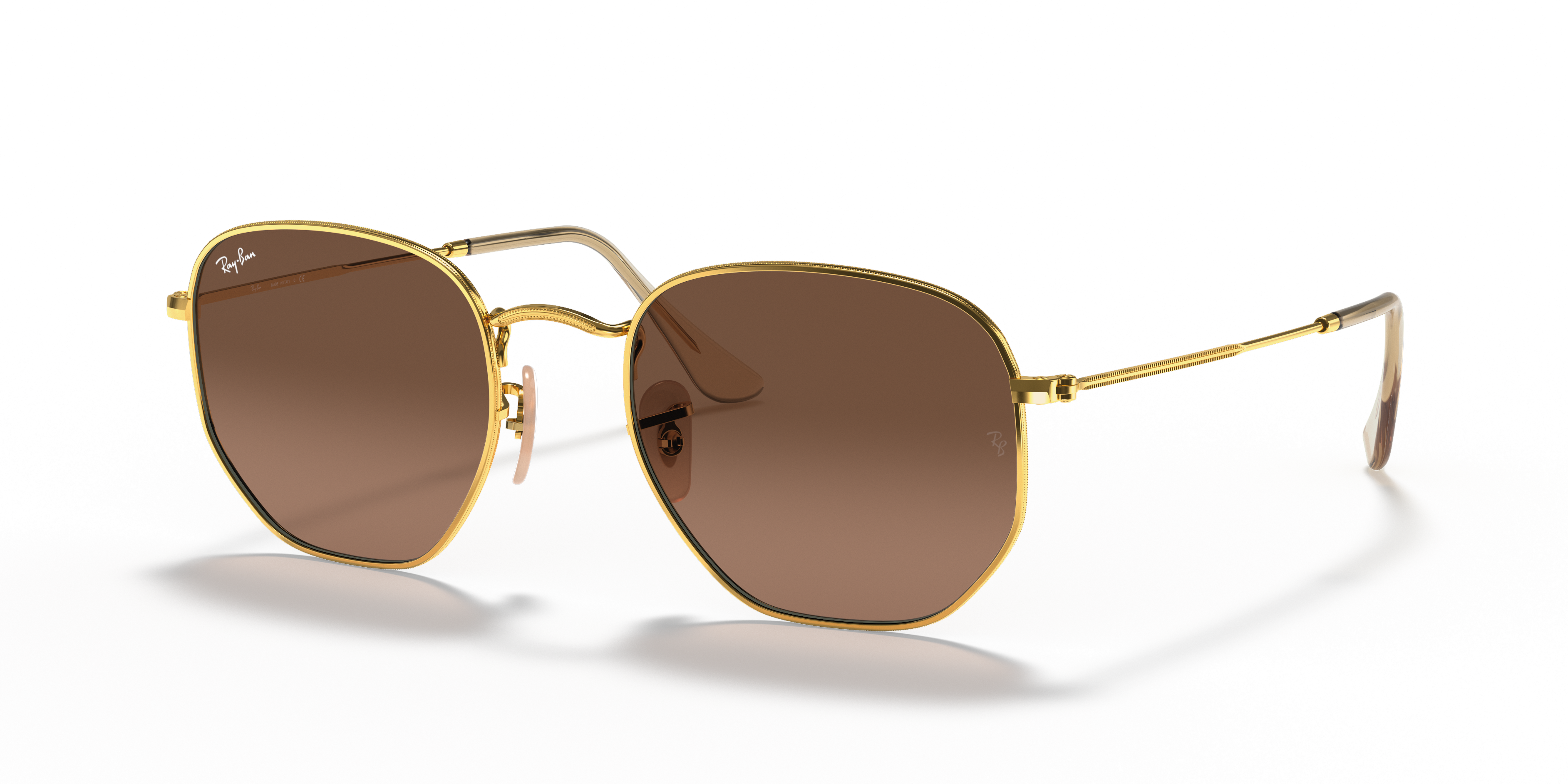 レイバンHEXAGONAL FLAT LENSES サングラス　RB3548N Ray-Ban RB3548N HEXAGONAL FLAT LENSES Sunglasses | Clearly