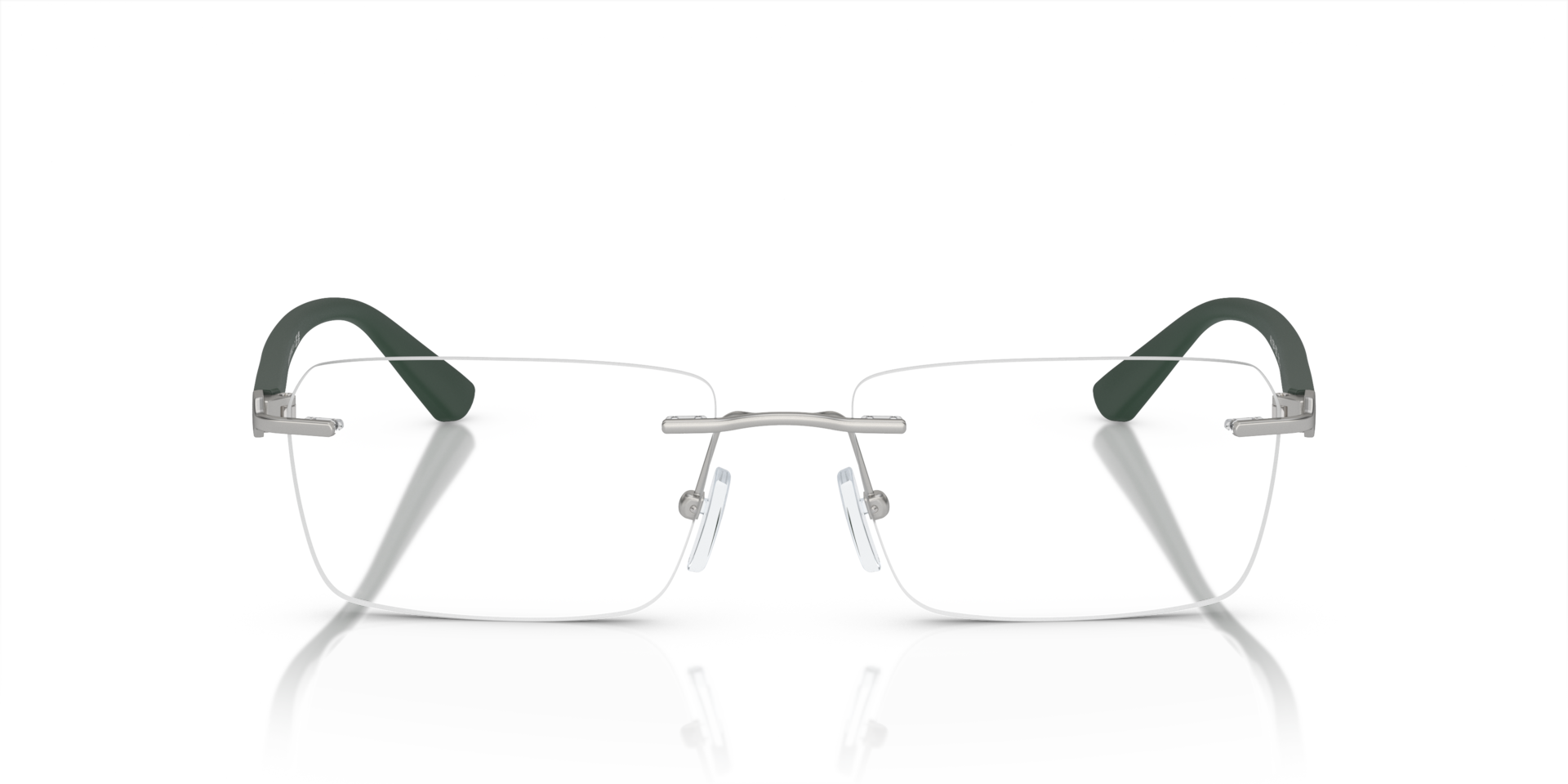 Armani Exchange AX1064 Men's Glasses, Silver, Size 56