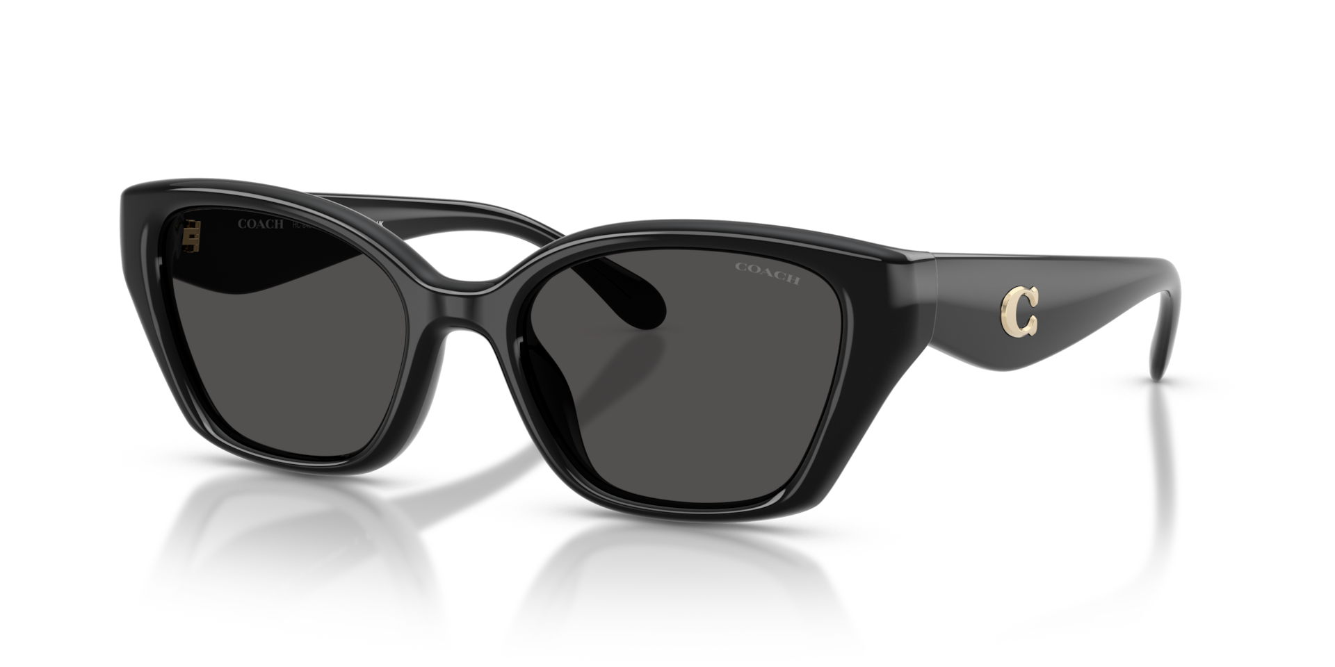 Coach HC8434U CBY91 Sunglasses | Clearly