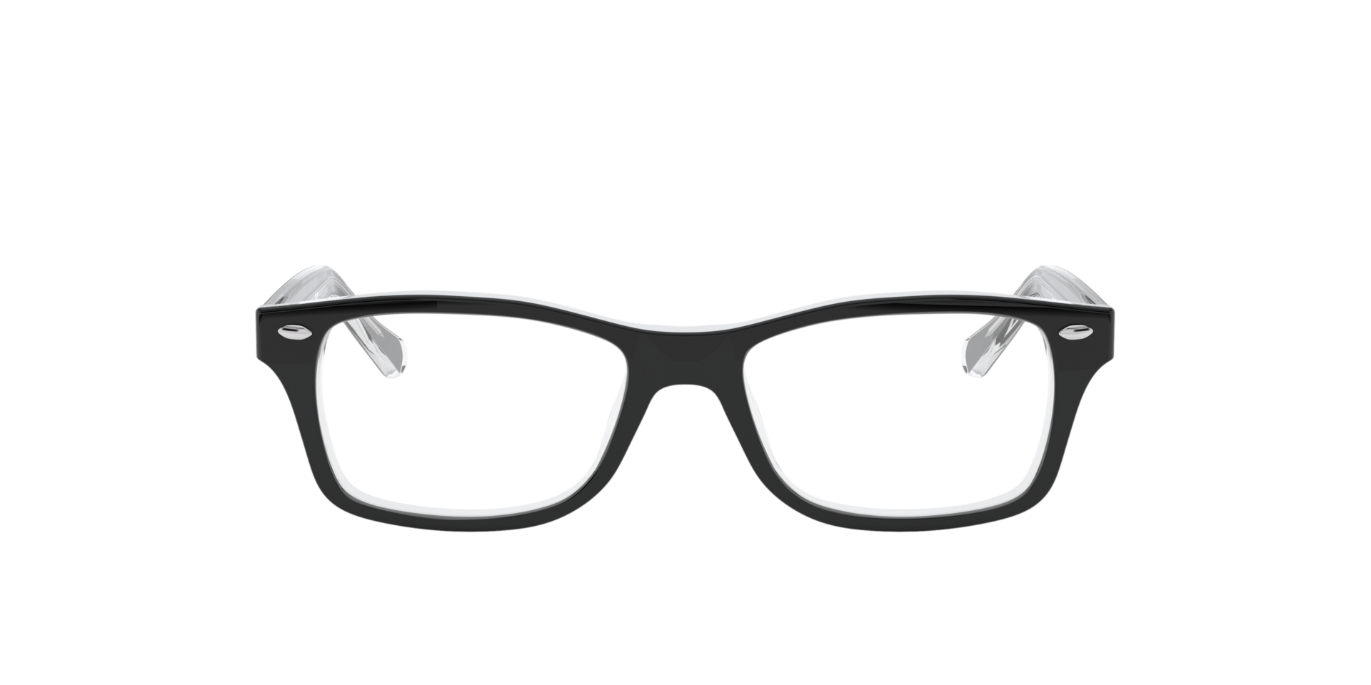 Ray-Ban Rb1531 Optics Kids Optical Black Frame Clear Lenses 48-16
