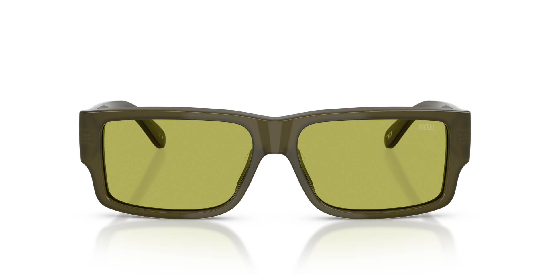 Diesel DL2003 2024/2 Men's Sunglasses Green Size 57