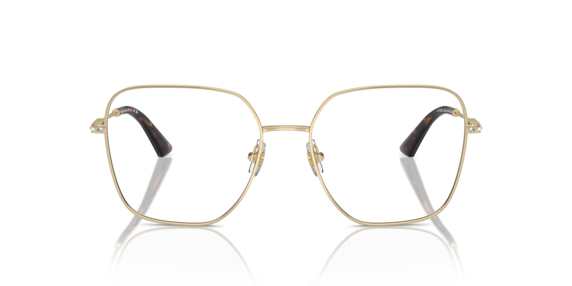 Jimmy Choo JC2001B Women's Glasses, Gold, Size 53