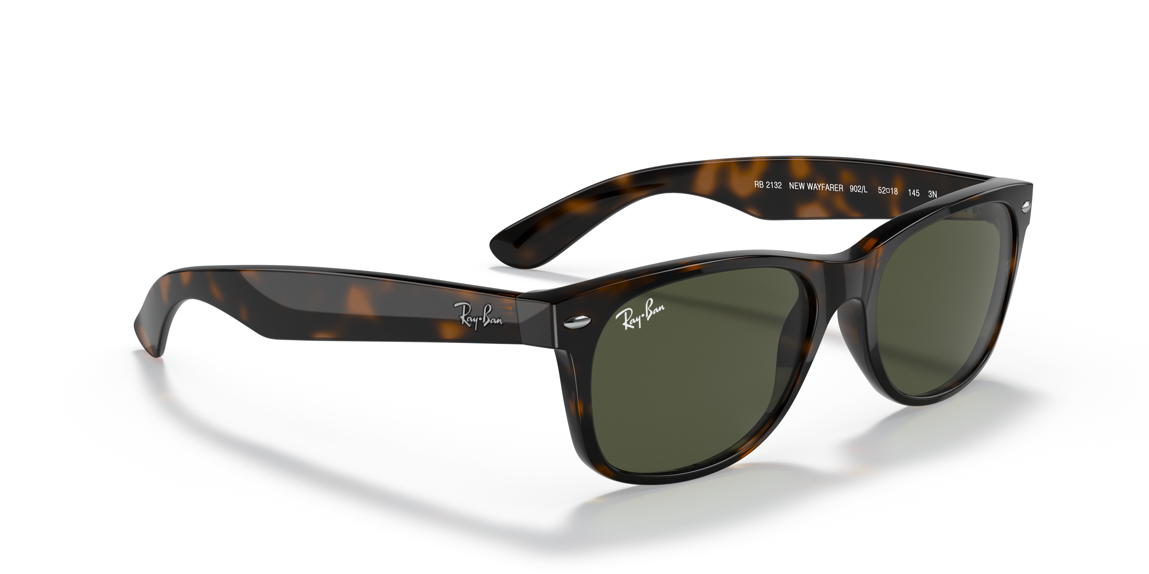 Ray-Ban RB2132 NEW WAYFARER CLASSIC Sunglasses | Clearly