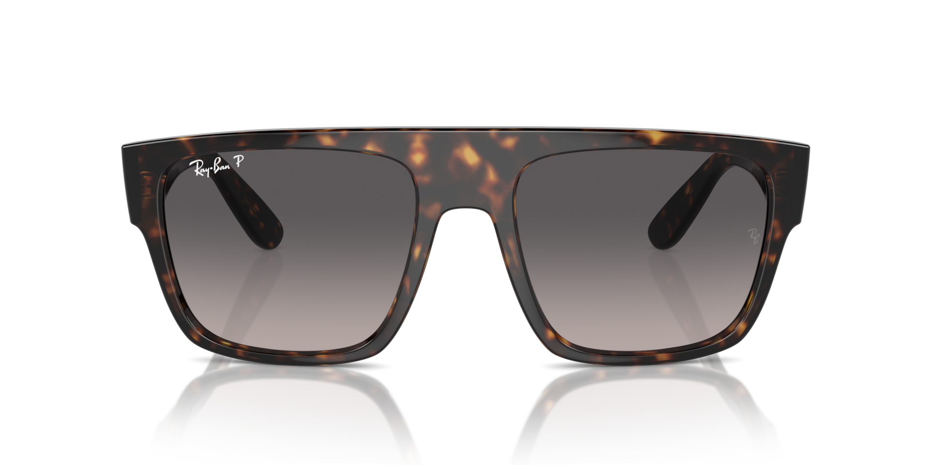 Ray-Ban Drifter Sunglasses Havana Frame Grey Lenses Polarized 57-20