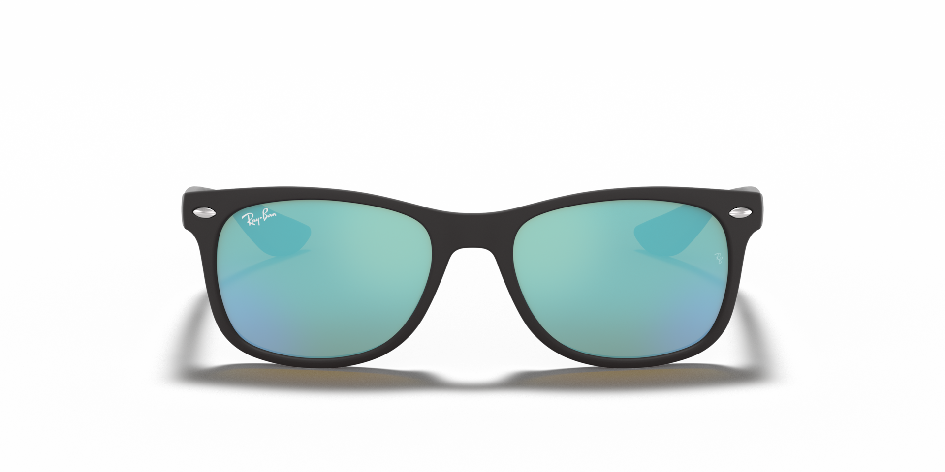 Ray-Ban Kids RJ9052S Junior New Wayfarer 100S55 Kids' Sunglasses Black Size 47